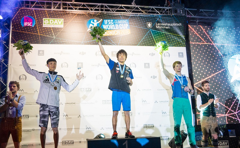 Podium homme WCB